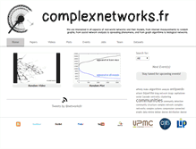 Tablet Screenshot of complexnetworks.fr